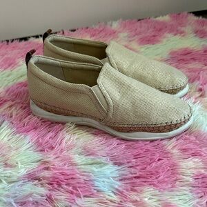 Sam Edelman Cream‎ Slip-On Loafers